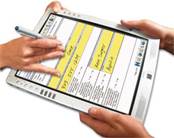 Electronically signing forms